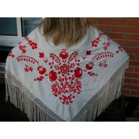 шаль Слоновая кость 140 cm
